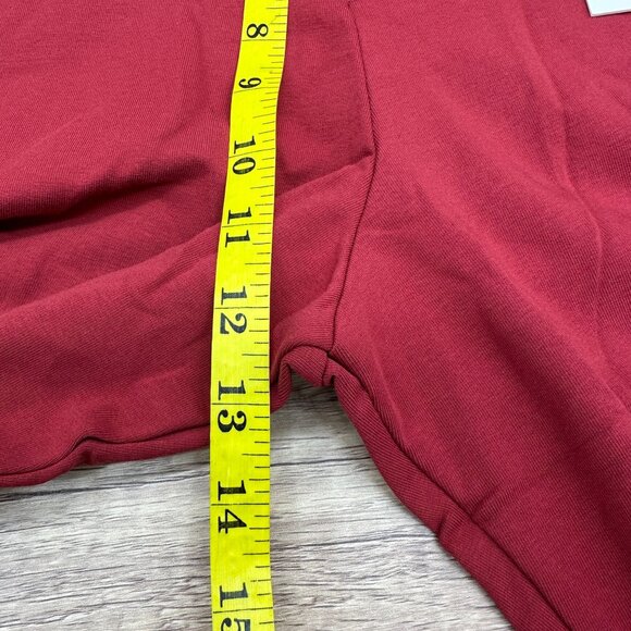 Swet Tailor Mens Chino Shorts Size 33 Red Wine Stretch Pockets Cotton Blend NWT - Picture 6 of 11